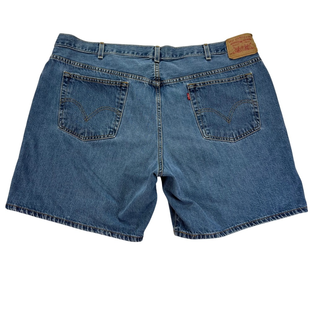 Levi's Denim Shorts Womens 22 High Rise Relaxed Fit Vintage Y2K Medium Wash